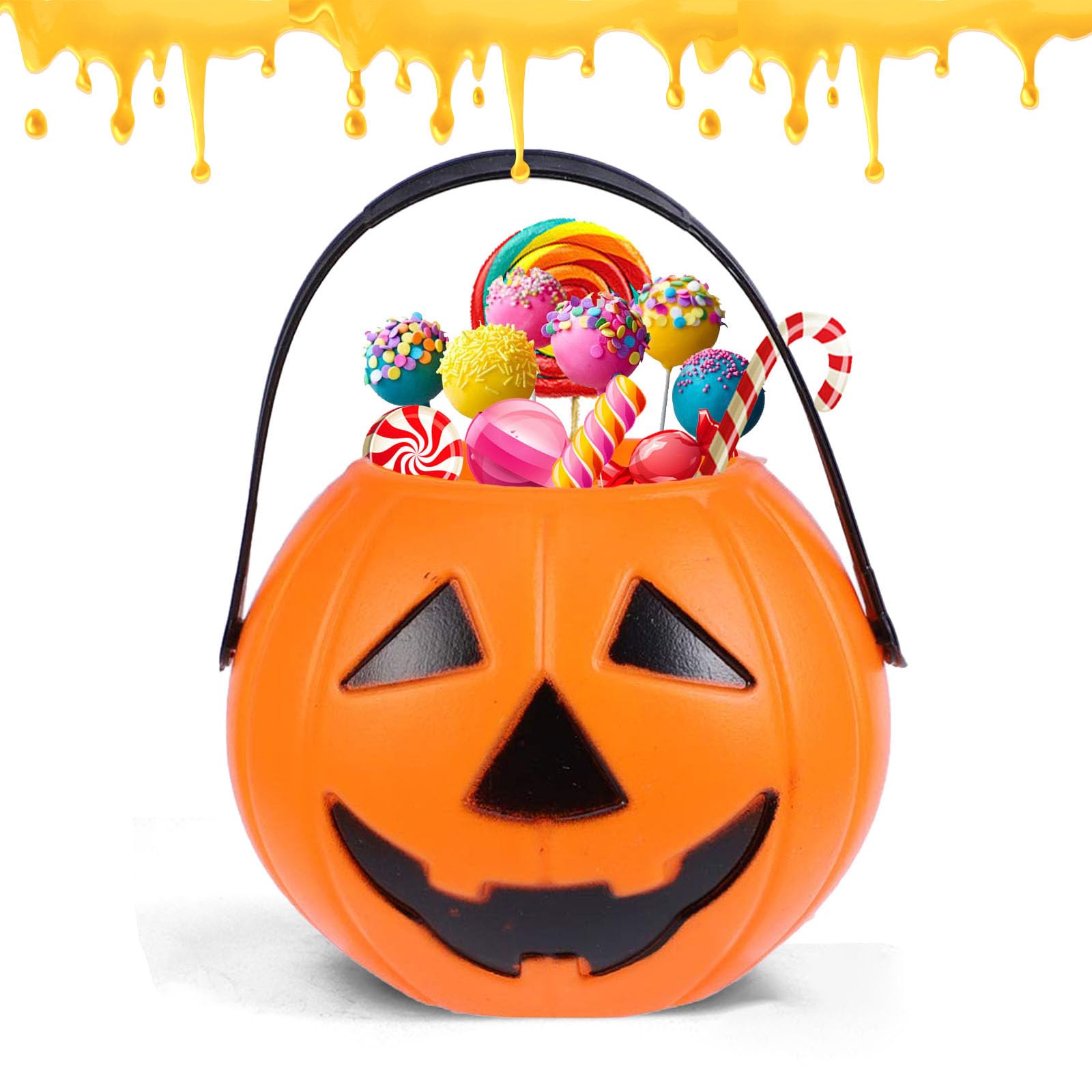 Amazon.co.jp: ハロウィンパンプキンバケツ、ハロウィンパンプキン