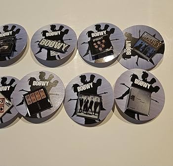 【フルコンプ！】BOØWY ピンズカプセル 全10種セット ガチャ 海外アーティストのアルバムジャケットやロゴをデザインした
