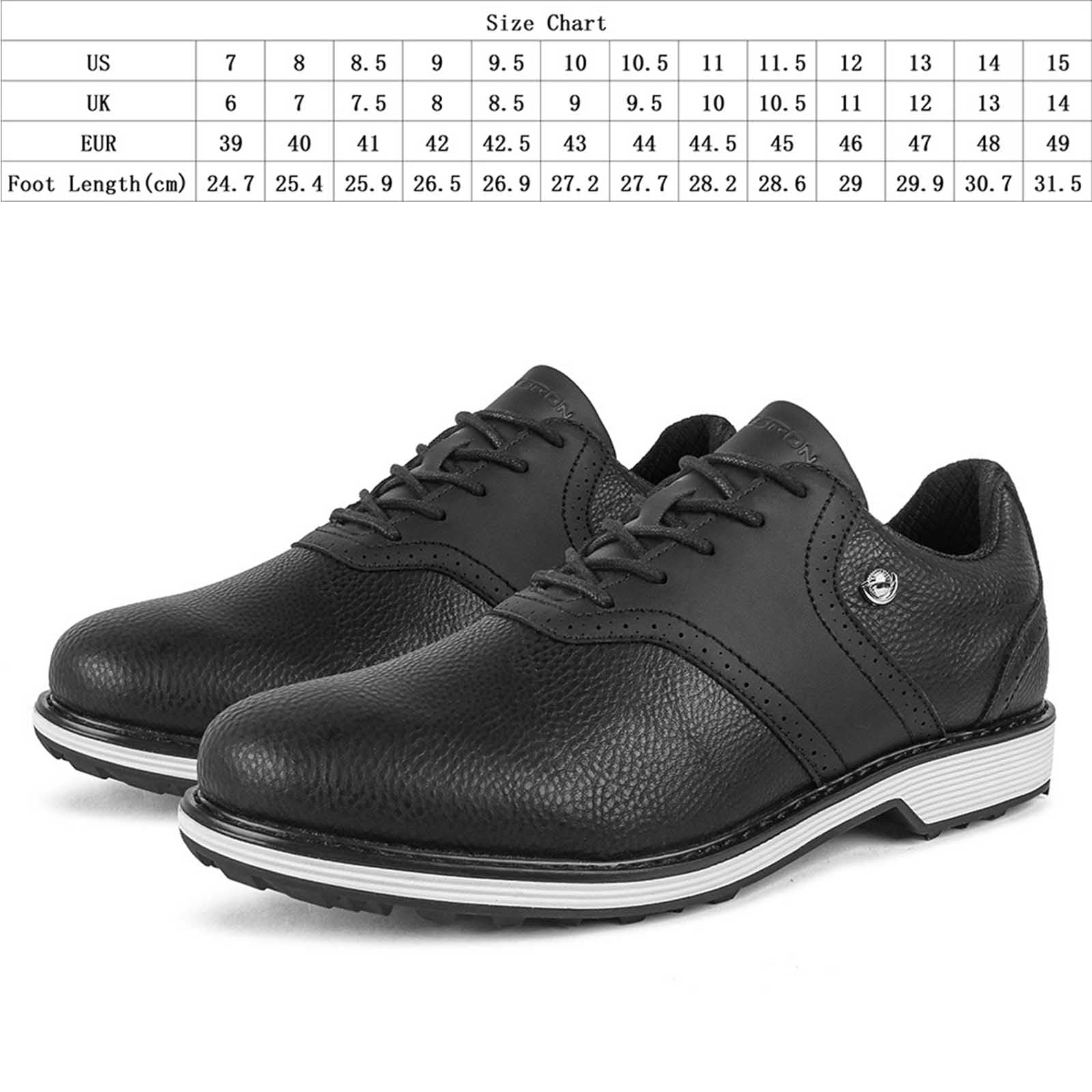 Chaussures de Golf pour Hommes, imperméables, Semelles Fixes sans Clous, légères et antidérapantes, Baskets d'entraînement de Golf en Plein air