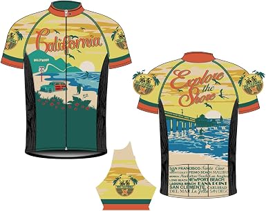 CANARI Men's California Retro Jersey 