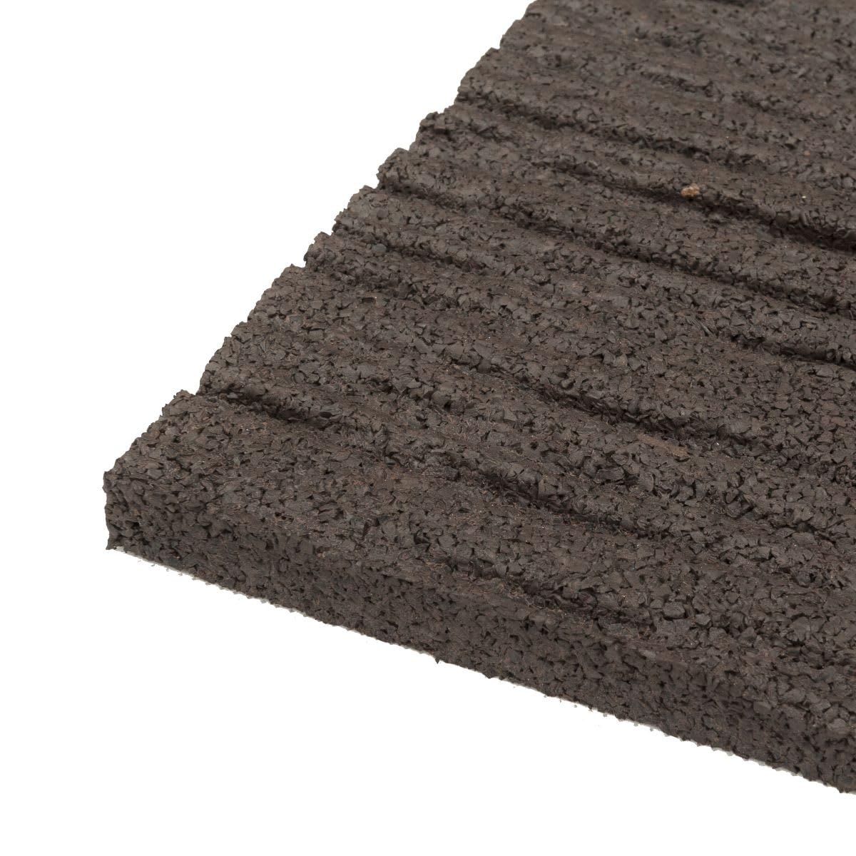 Trittstein 1 Stück, Gartenplatte Bahnschwelle, Gehwegplatte, Beetplatte, Laufplatte aus Gummi, 60 x 25 x 1,7 cm