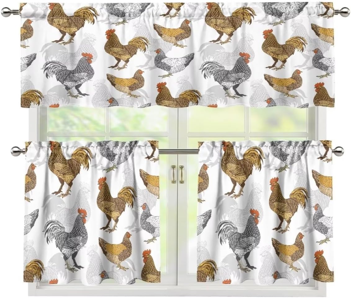 Chicken Sunshine Row WN1406057CL Quilted Valance main image 0