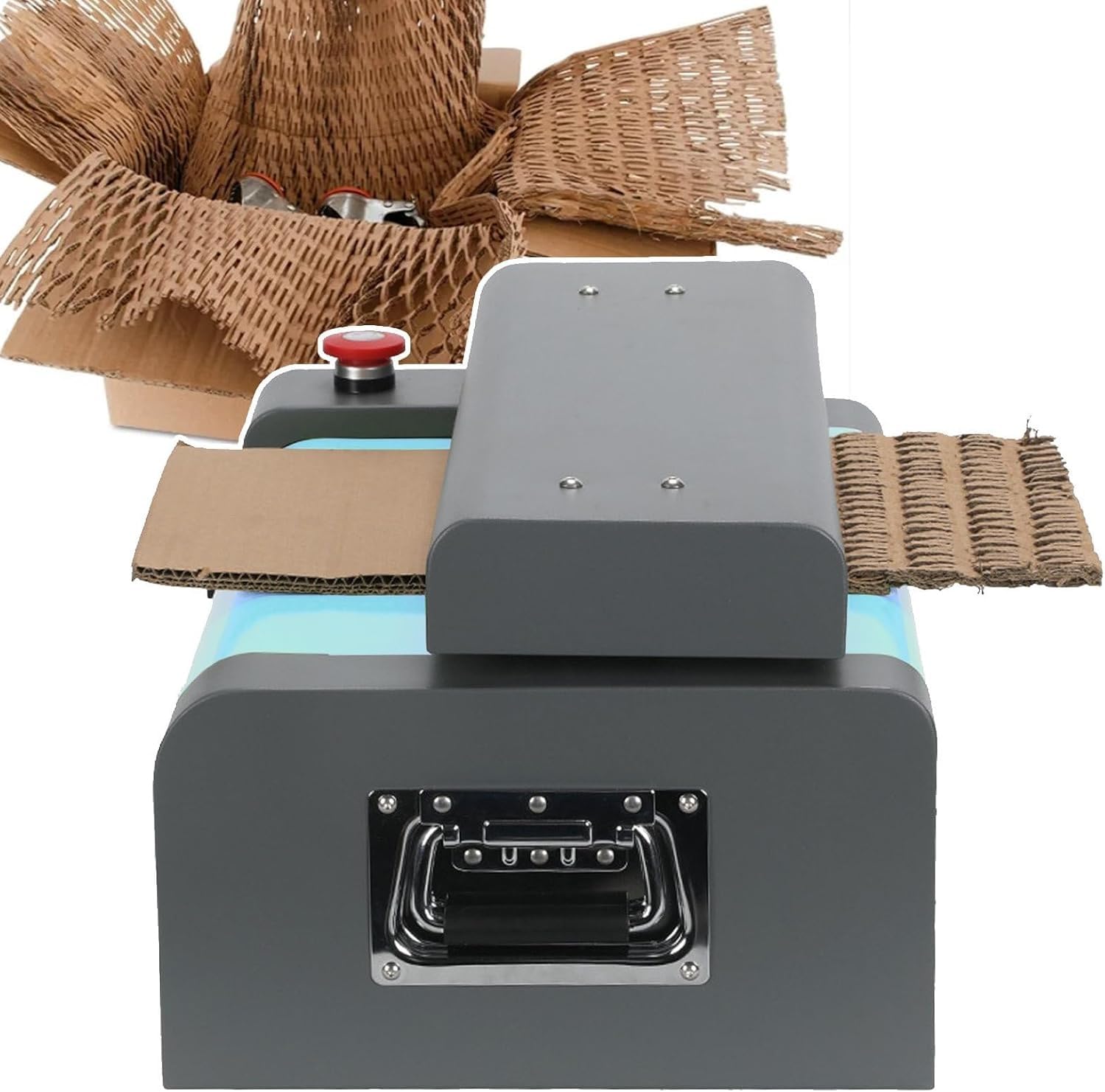 Machine de découpe pour Carton ondulé – Découpe de Papier A4, cartons et cartons jusqu'à 10 mm d'épaisseur, Vitesse de déchiquetage : 5 m/Min, découpe de cartons pour matériaux