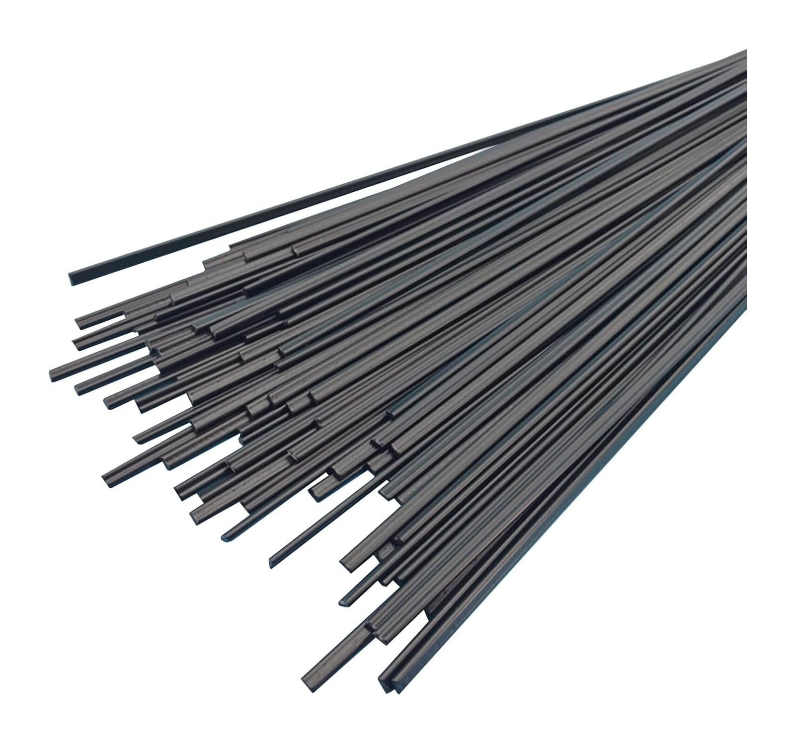Vakorise Black Plastic Welding Rods, Pp Plastic Welding Rods Welder Sticks 2 Strands 5X2.2mm 1Kg