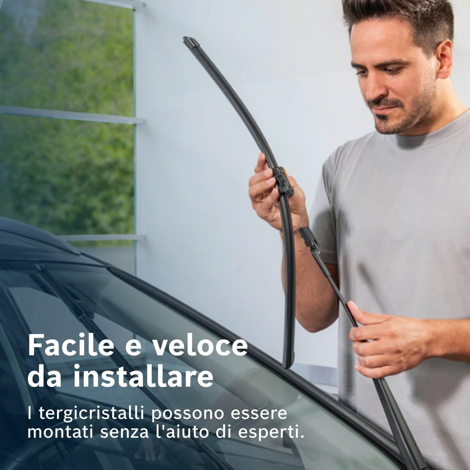 Bosch Automotive Tergicristalli Aerotwin Am468S, Lunghezza 650Mm/400Mm, 1 Set Per Parabrezza Anteriore