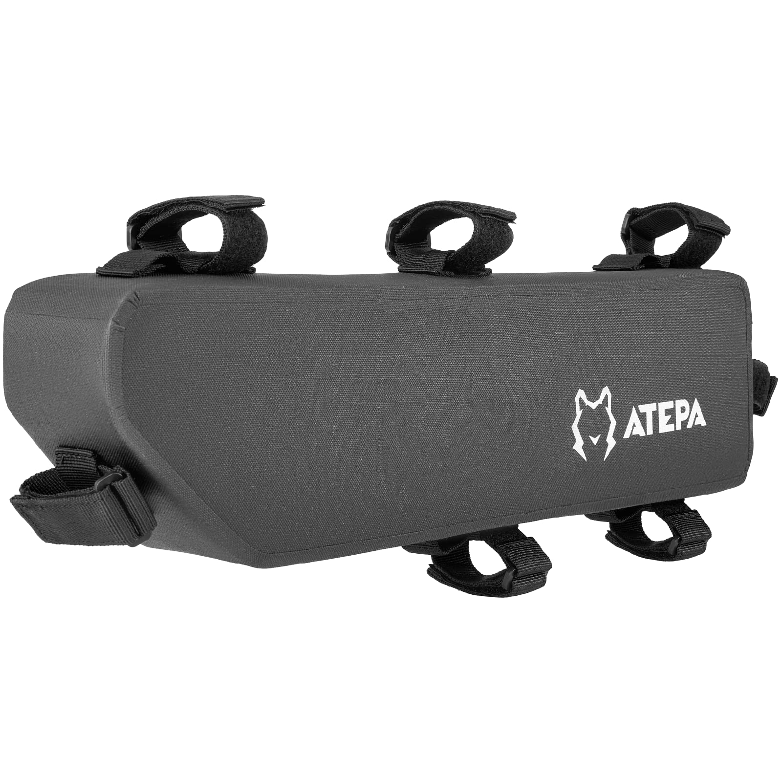 ATEPA Bike Frame Bag 2L/4L Bicycle Bag Top Tube Bike Bag For Bicycles Bike Saddle Bag Bike Pouch Under Seat For Mountain Road Bike Waterproof Large Capacity BLACK-4L