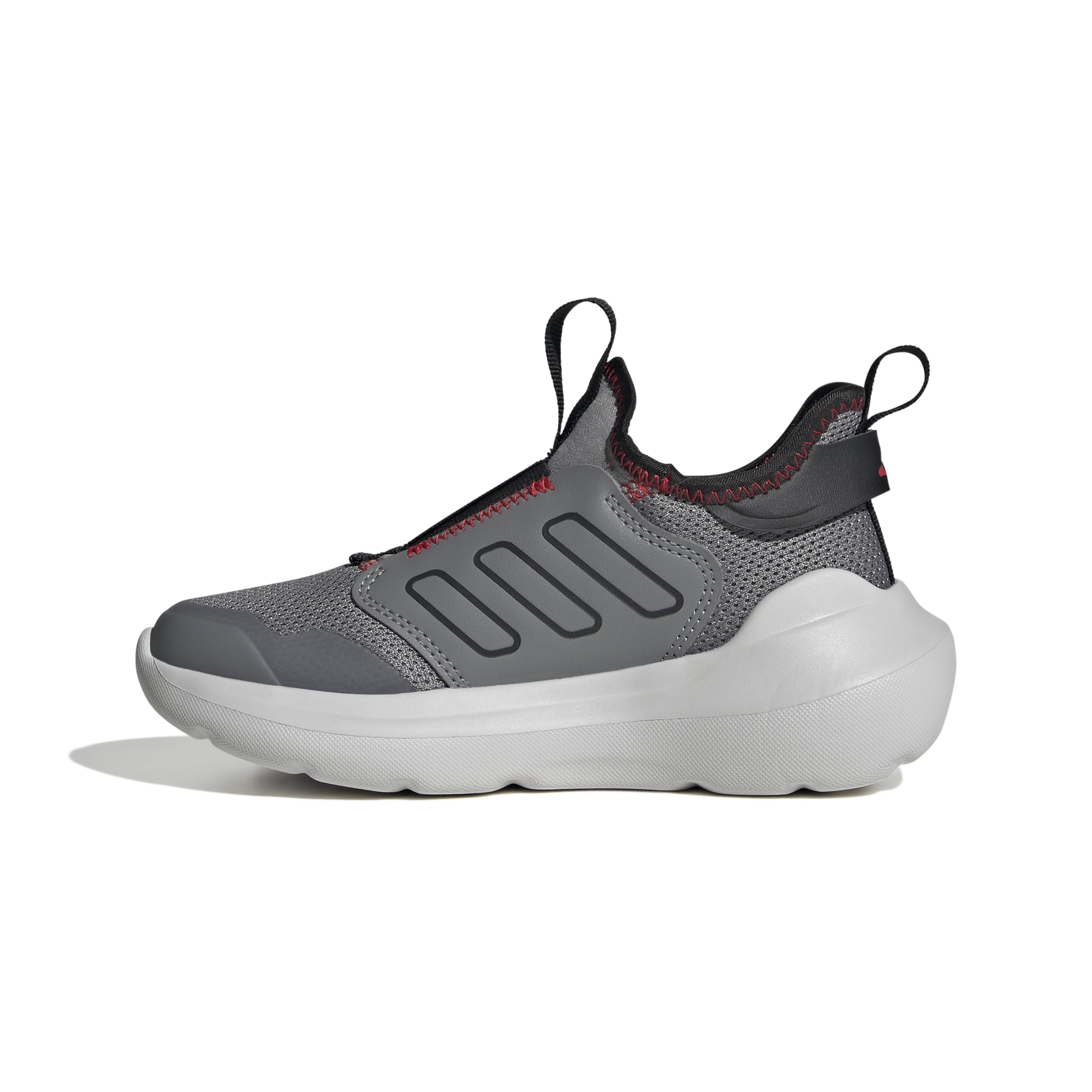 adidas Unisex Kids TENSAUR Comfort Shoes Children, Grey Three/core Black/Pure Ruby, 2.5 UK