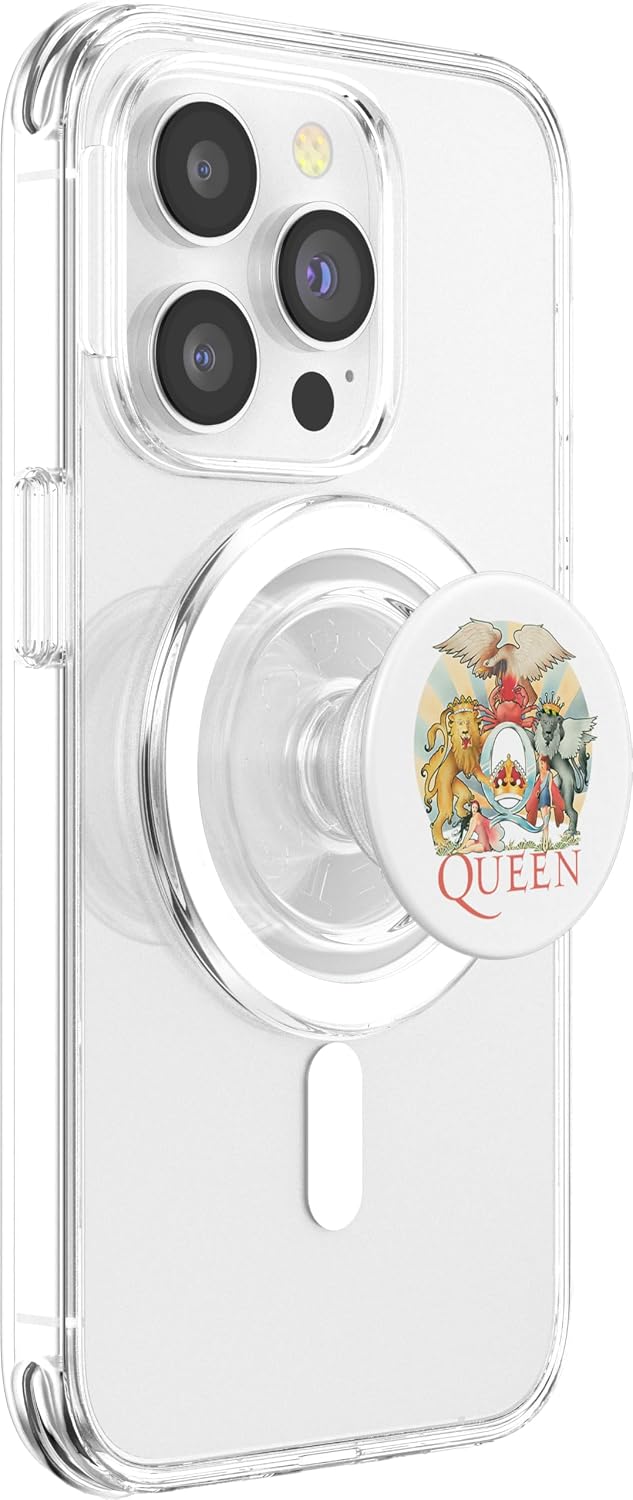 Queen Classic Crest Logo PopSockets MagSafe PopGrip for iPhone image 3