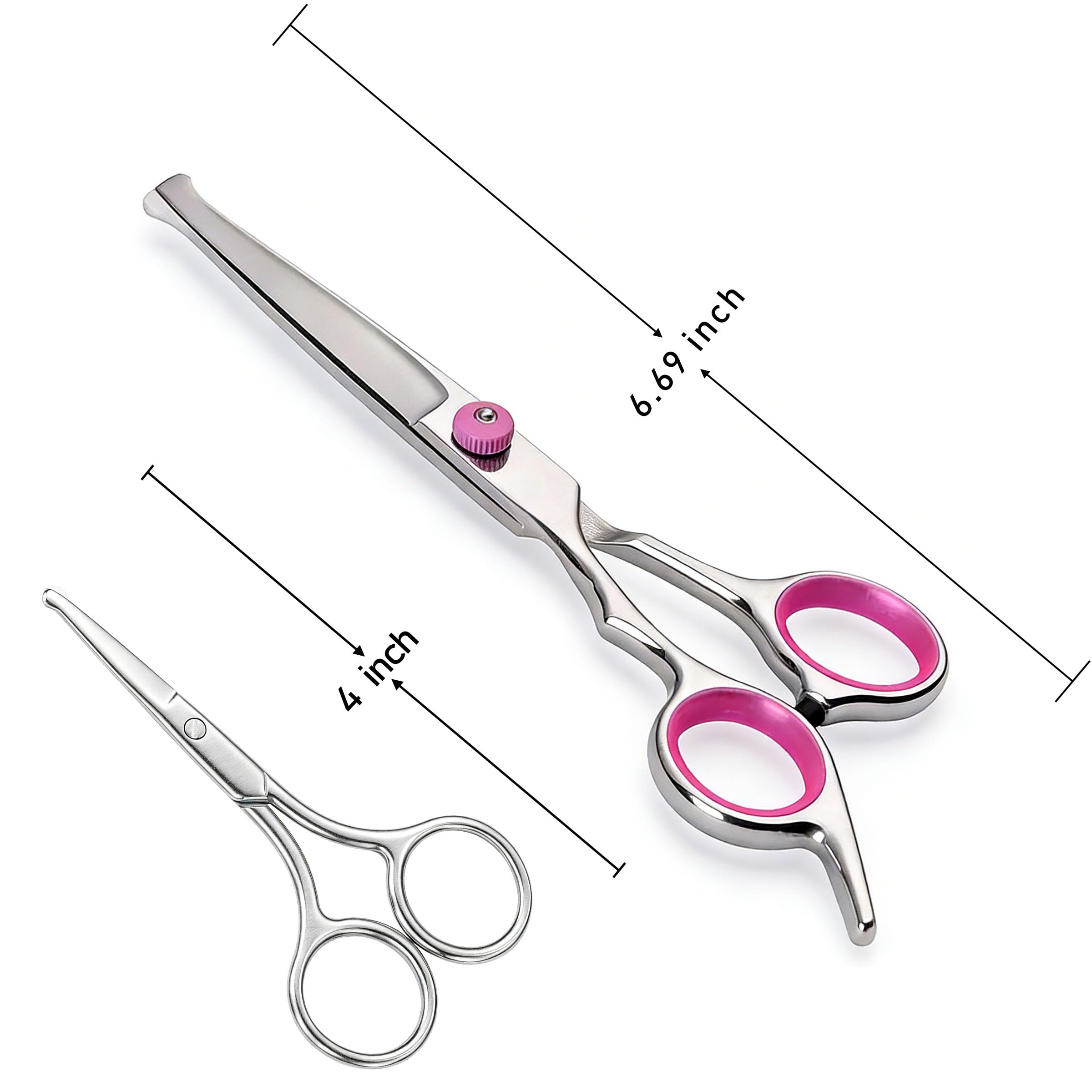 Amazon.com: XTSWFC Pubic hair scissors for women, Round-Tip