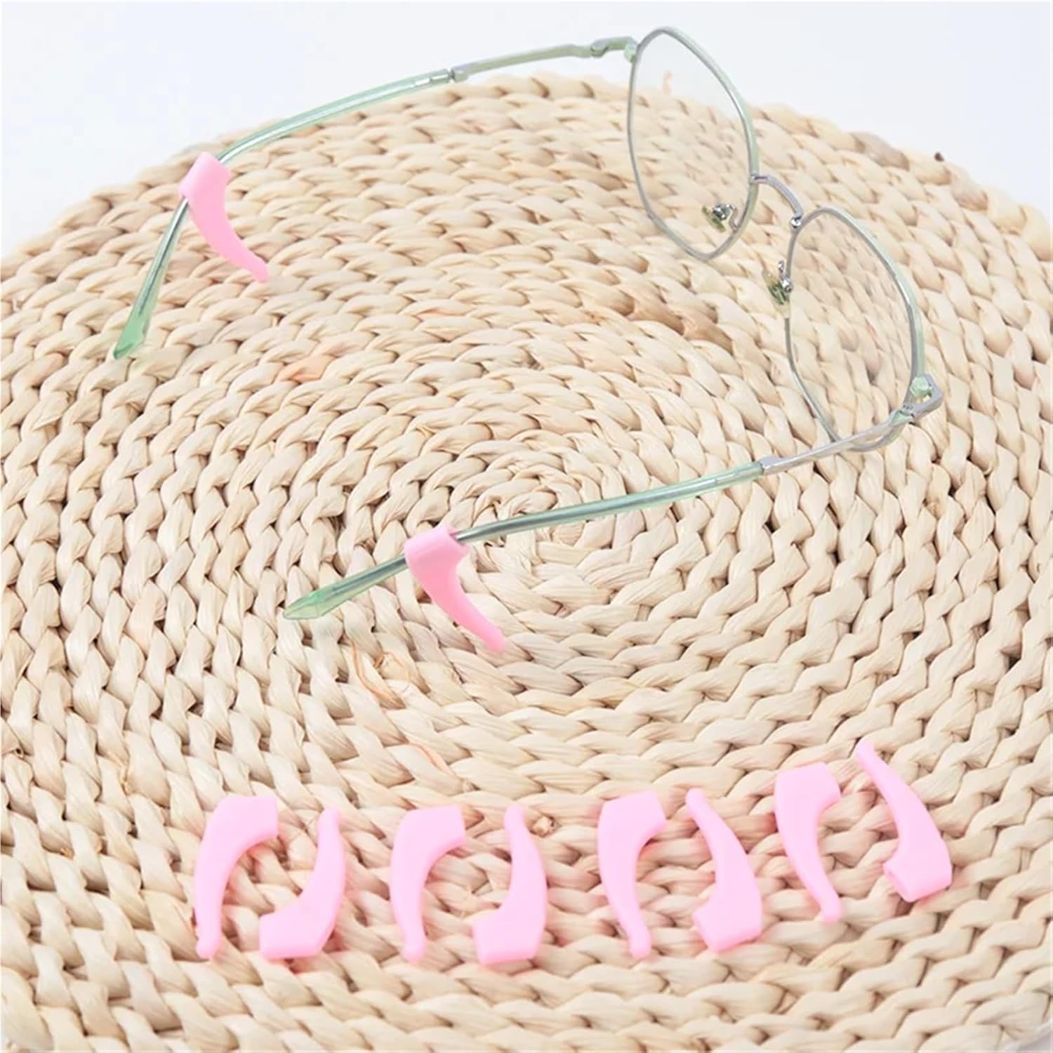 Durable 200PCS Silicone Anti-slip Ear Grip Glasses Eyeglasses