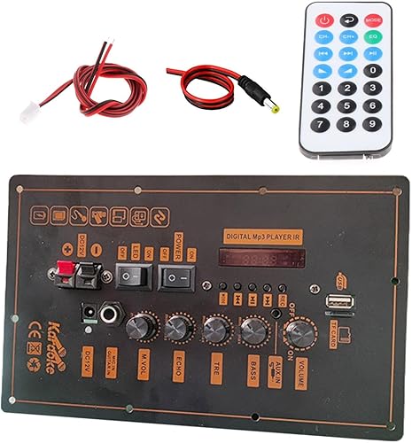 Placa Amplificadora de áudio, Suporte para Dois Canais, Microfone, Som fi de Alta Performance, 30–120 W, Placa Amplificadora de Potência para Compu
