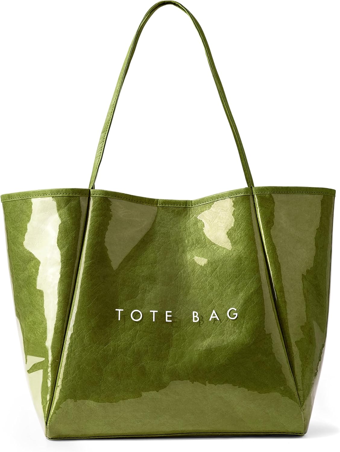 KALIDI PVC Tote Women Weekender Bag Large Shopper Handbag Oversize Shoulder Travel Purse