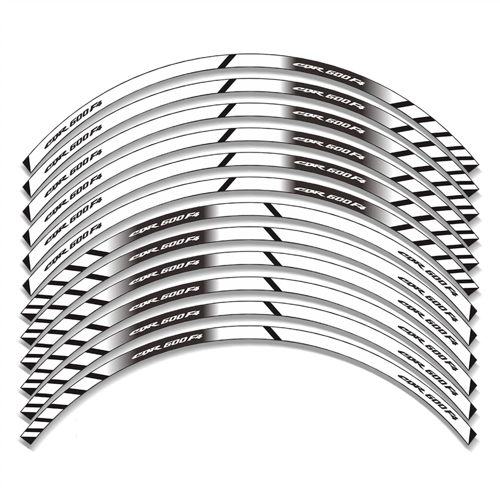 Frynuzb A5 Applique For Cbr600 F4 Cbr600f4 Motorcycle Wheel Reflective Stickers Waterproof(A5)
