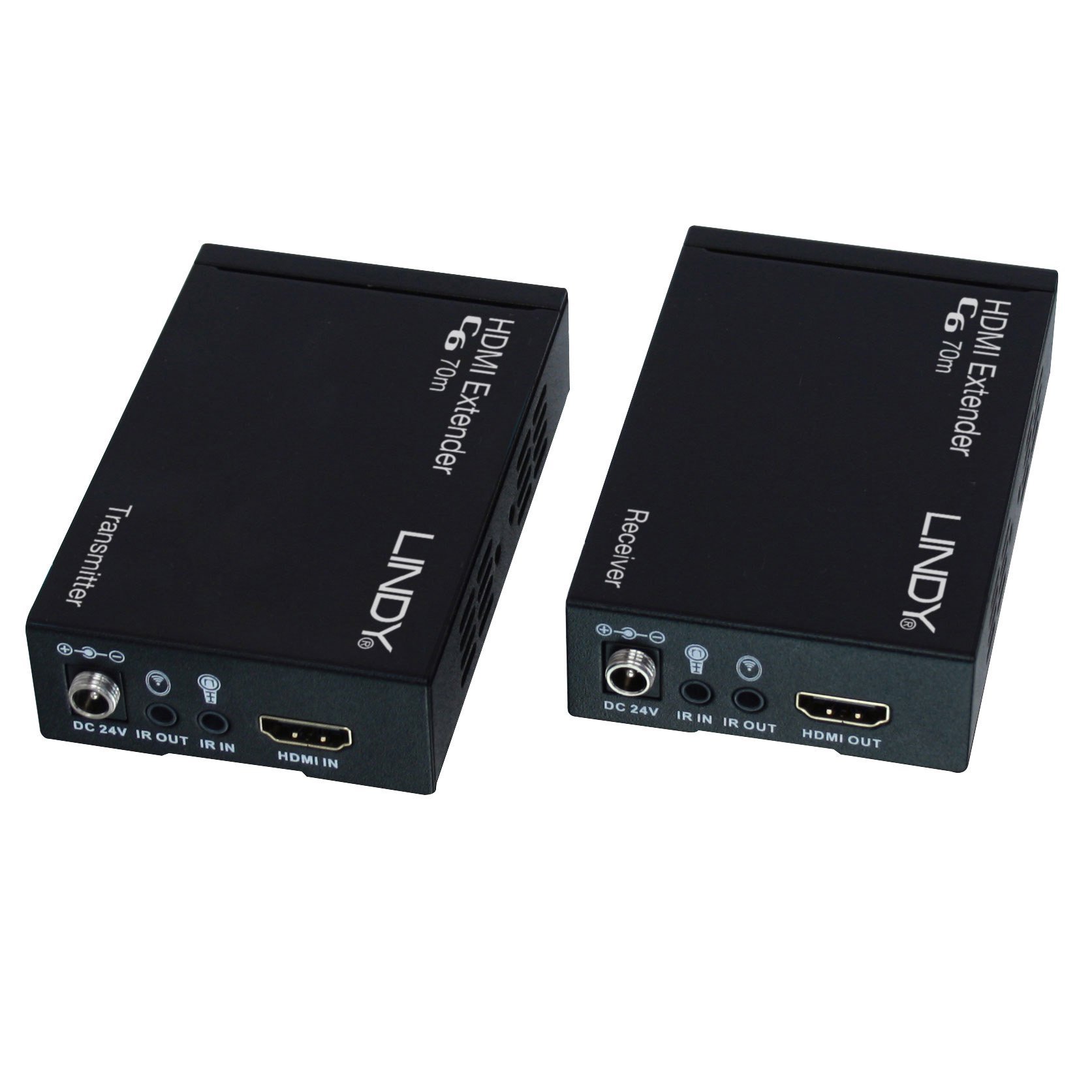 Lindy 38139 AV Transmitter & Receiver Black AV Extender