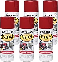 Vista 95 de Rust-Oleum Farm & Implement 280176 - Pintura esmaltada, galón, naranja (Allis Chalmers Orange)