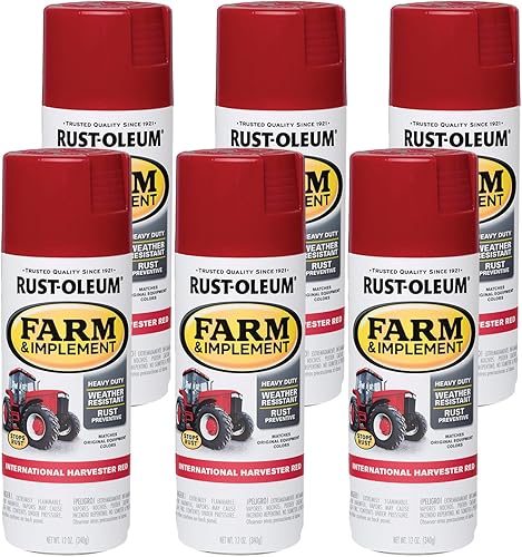 Vista 445 de Rust-Oleum Farm & Implement 280165-2PK - Pintura esmaltada, galón, negro brillante, paquete de 2