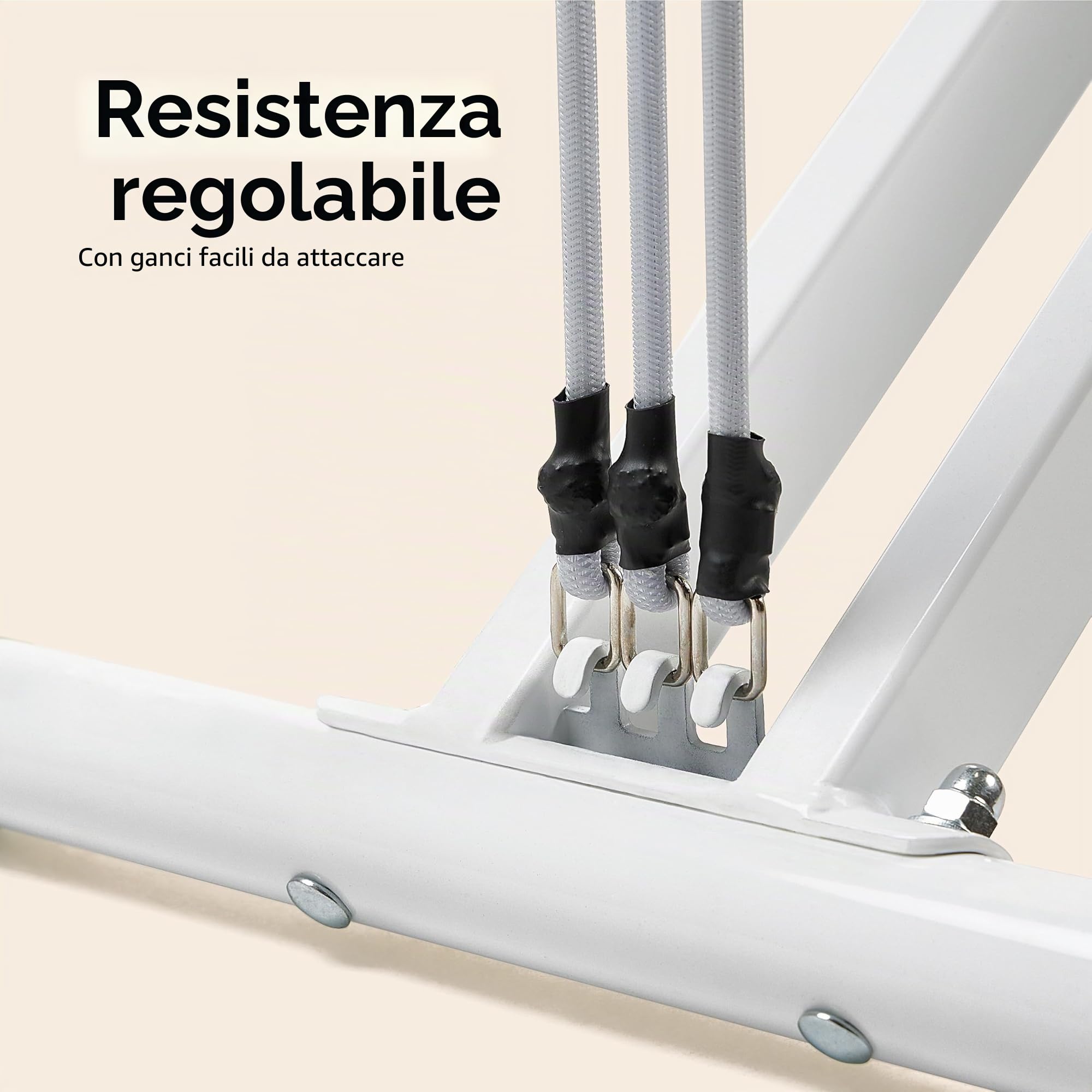 Sunny Health & Fitness Row-N-Ride Smart Pieghevole per Squat e Vogata | Allenamento Glutei e Gambe, 3 Angoli Squat, Resistenza a 4 Livelli, App SunnyFit, Portata 150 kg, Facile da Riporre