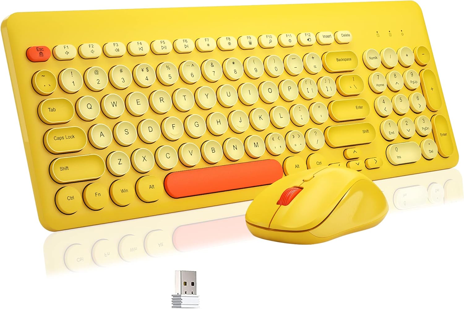 Wireless Keyboard and Mouse Combo, Superbcco 2.4GHz USB