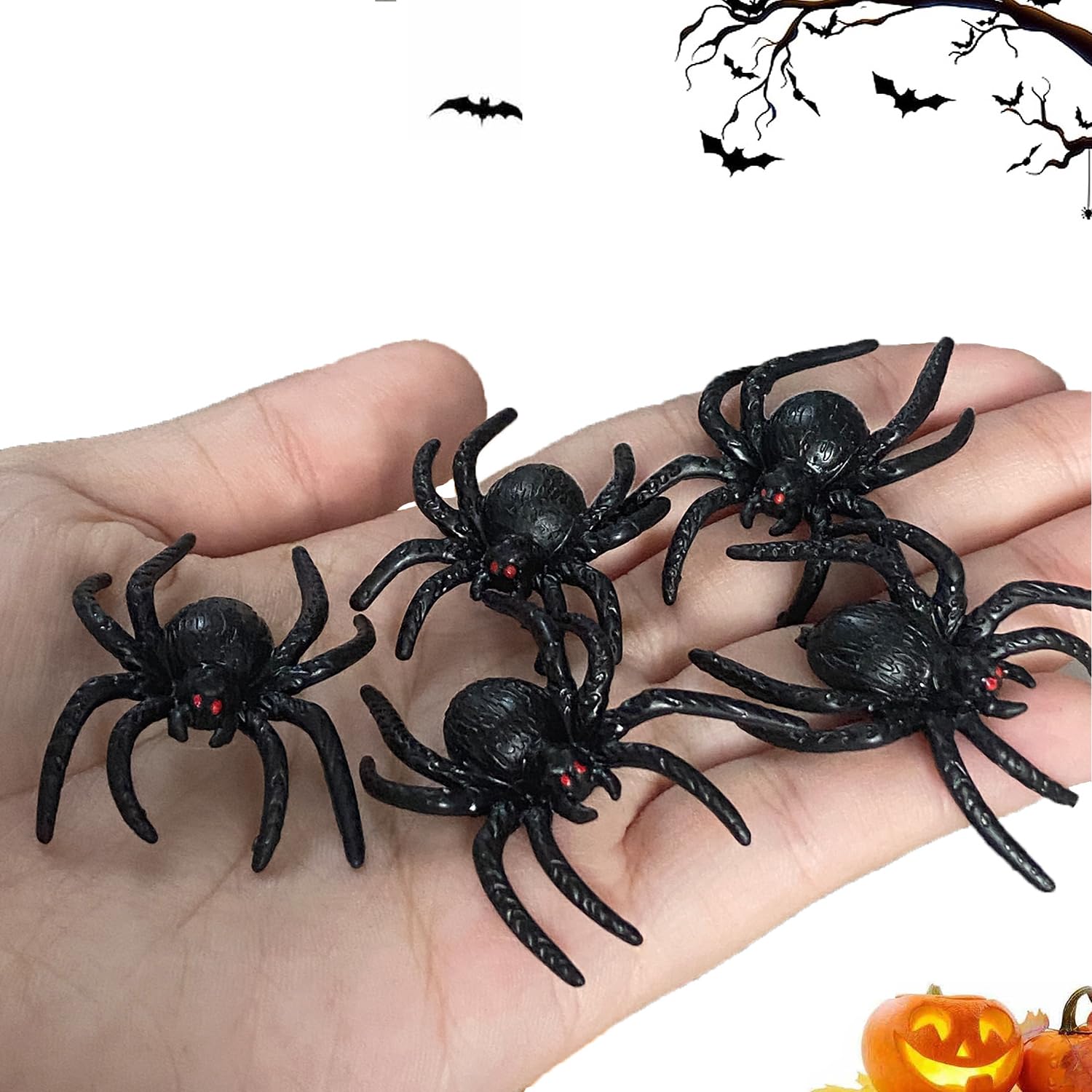 30 Ragni Finti Halloween - Plastica Realistica, Decorazioni Horror Per Feste - Foto 4