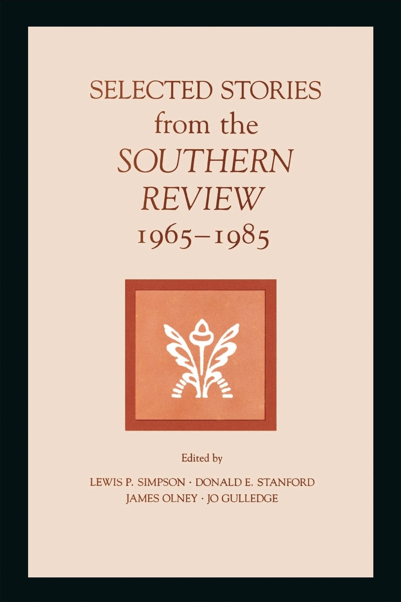 Selected Stories from the Southern Review (Southern Literary Studies)