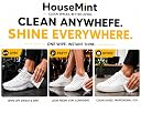 HOUSEMINT Shoe Cleaning Wipes for All Shoes, 80 Pcs, White Shoe & Sneaker Cleaner gallery image