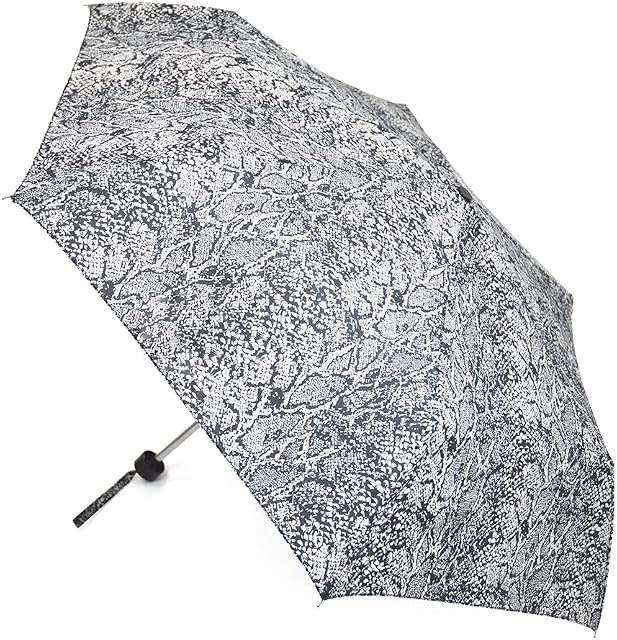 Drizzles Ladies Supermini Multi Design Button Handle Umbrella Black Snake