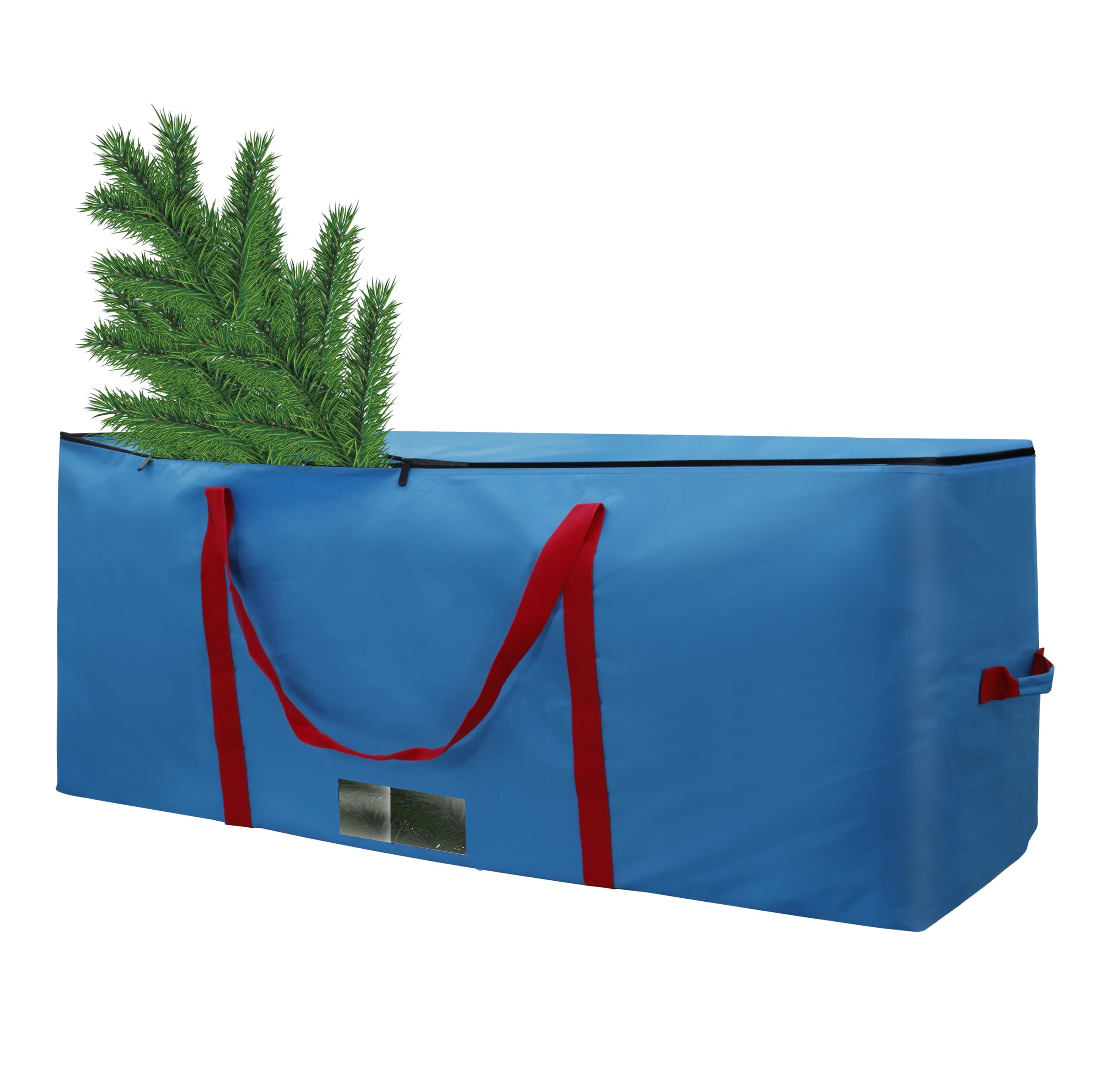 Pakiiock 50 inch Christmas Tree Storage Bag,Extra Large Duffle Bag Camping Tent Storage bag,long lasting Oxford material, Pvc Window
