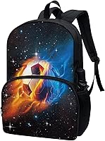 Vista 188 de American Flag Fire Galaxy Pattern Kids Backpack for Boys Girls Elementary Students Bookbag Middle School Bag Lightweight Children Travel Bag