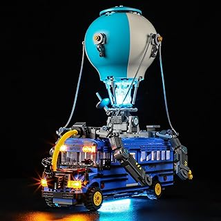 2.0 Light Kit for Lego-Battle Bus -Innovative Led Lighting Compatible with Lego Fortnite 77073 - Not Included Model Set