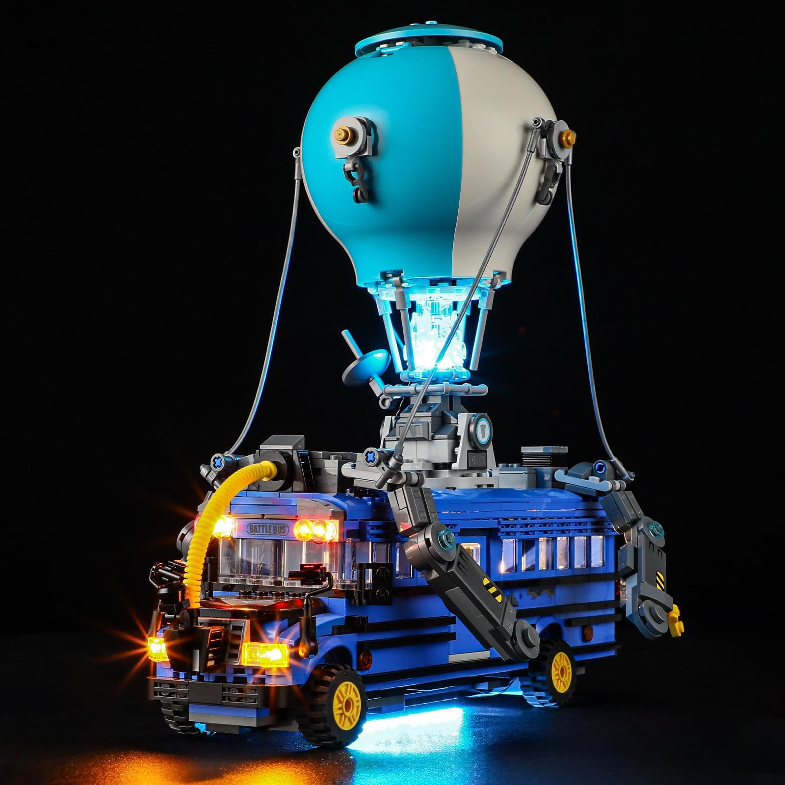 2.0 Light Kit for Lego-Battle Bus -Innovative Led Lighting Compatible with Lego Fortnite 77073 - Not Included Model Set