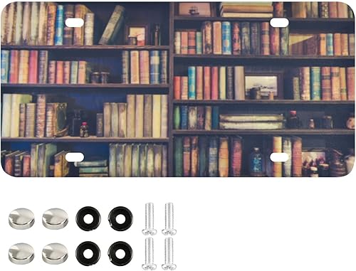 Matrícula de aluminio para la parte delantera del automóvil, para mujeres, hombres, niñas, niños, 6 x 12 pulgadas