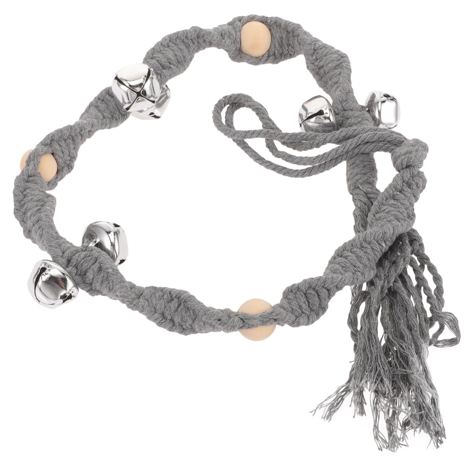 FONDOTIN Wear-Resistant Dog Doorbell for Training Decorative Hanging Bell for Household Dog Outgoing Bell Tassel