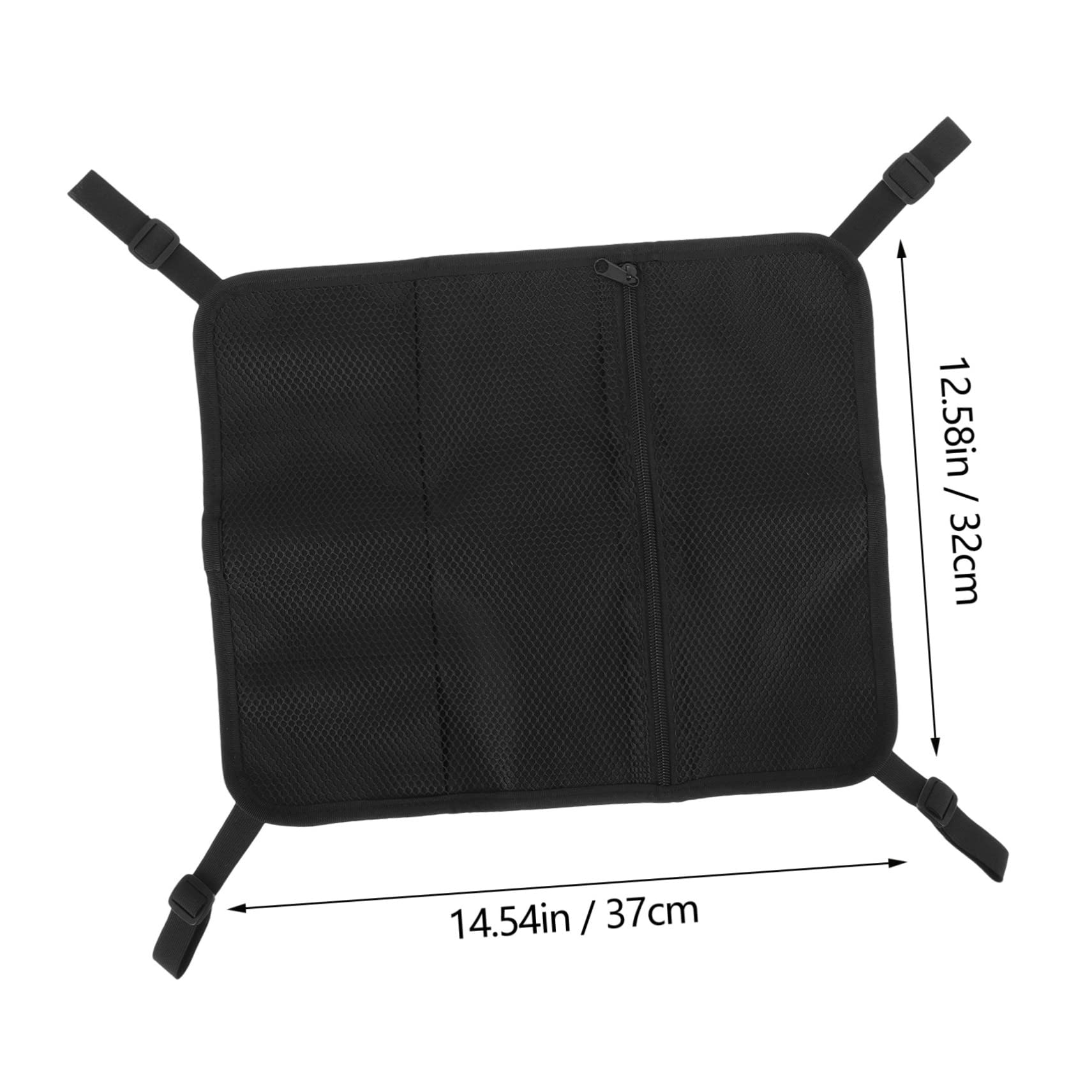 Kisangel Mesh Paddleboard Deck Organizer Pouch Zipper Design for Surfboard Kayak Capacity Water Sports Bag for Easy Storage of Phones Sunscreen More