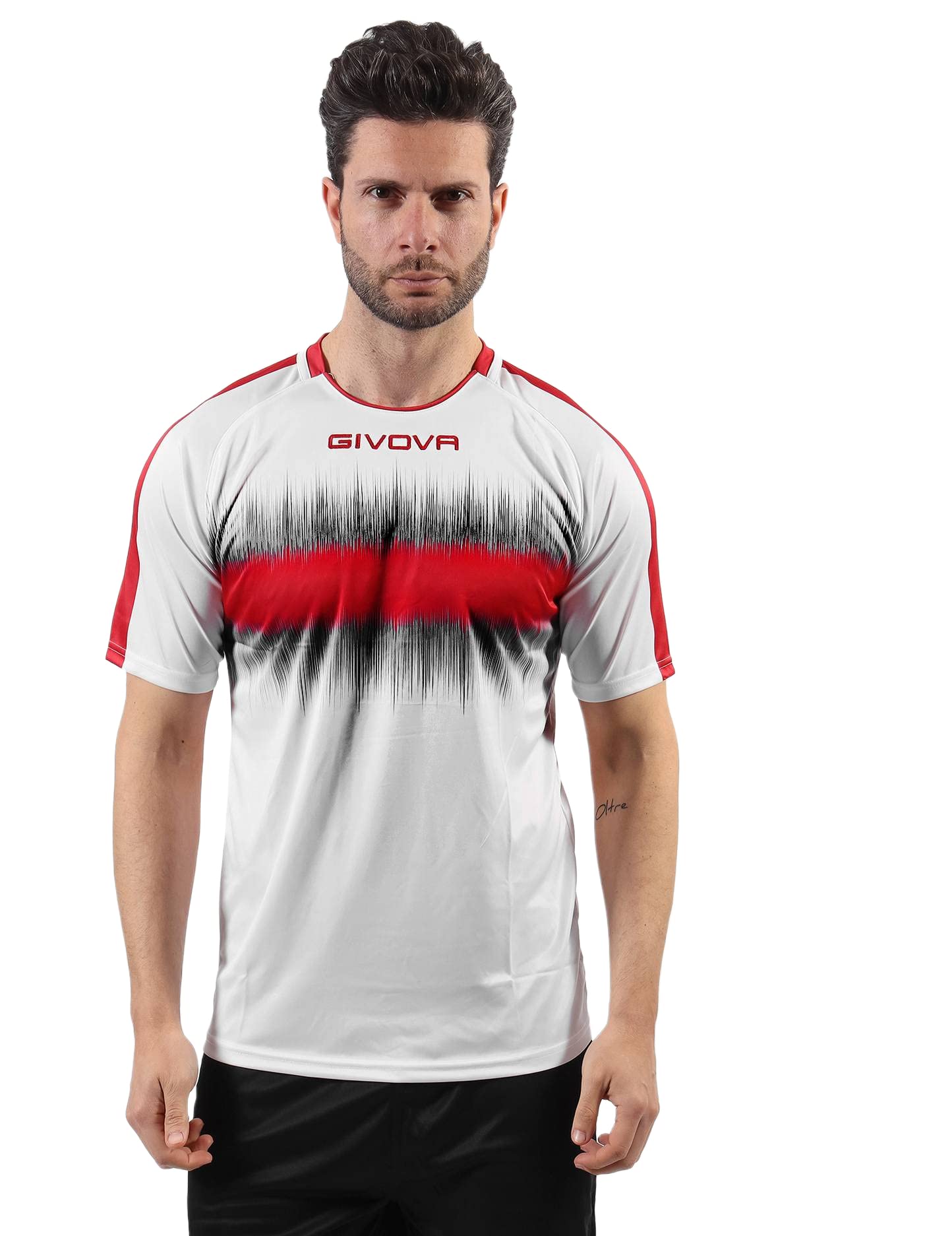 Givova Unisex's Radio Shirt T, red/Black, XL