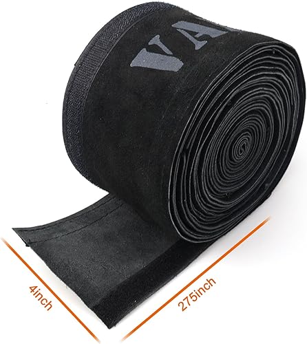 Miniatura 2 de TIG - Funda para cable de soldadura de piel resistente al fuego, cubierta negra de 275 x 4 pulgadas (23 pies de longitud)