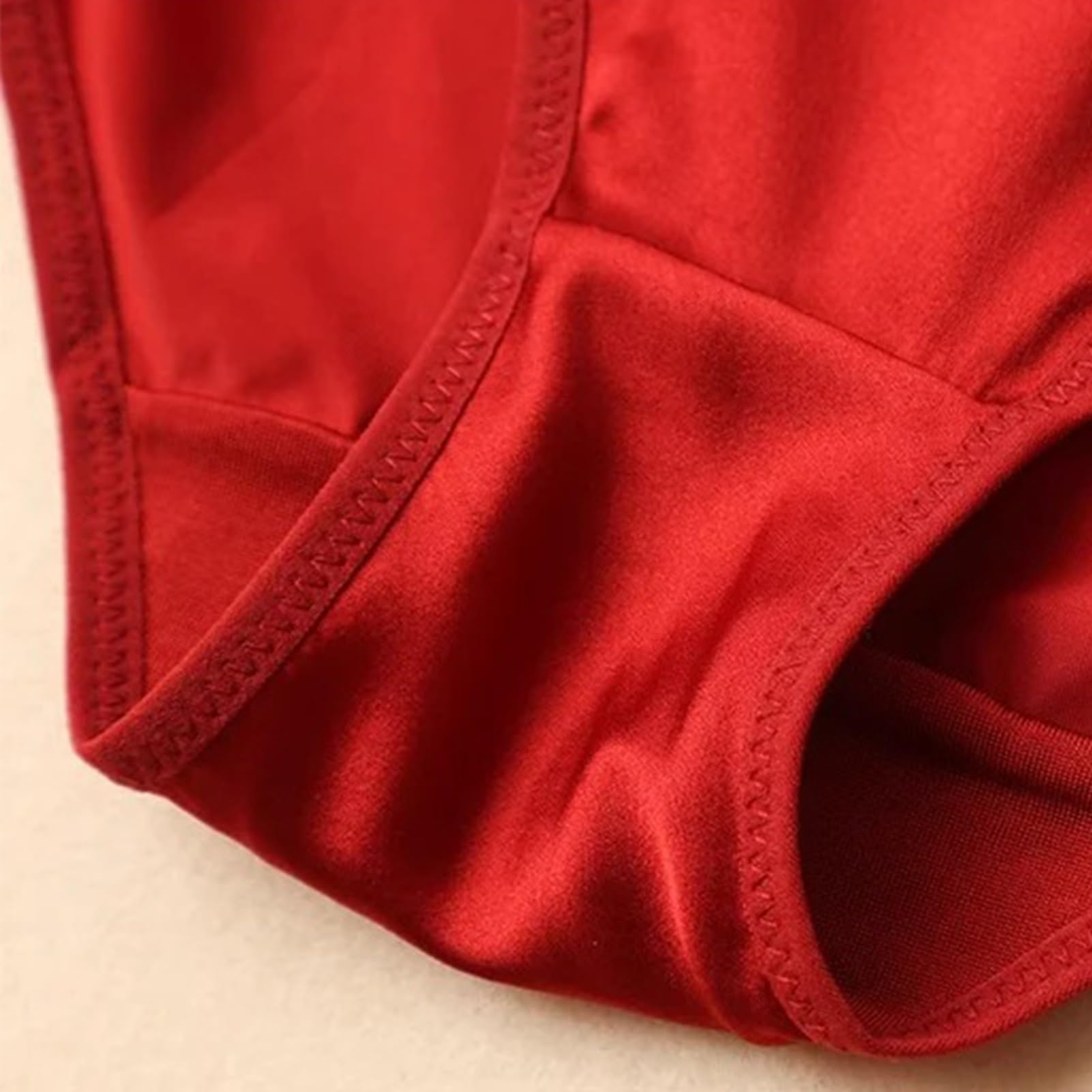 TOSOFT Conjuntos De Sujetador Y Bragas De Seda For Mujer Conjunto De 2 Bralette Y Bragas Sin Costuras Color Rojo Conjunto De Lencería Fina For Novia Y Boda