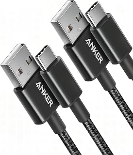 Anker USB auf USB C kabel 3.1A Nylon geflochten [2 Stück 0,9m]