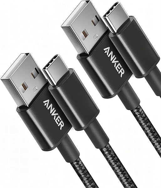 Anker USB C Cable 2Pack 3ft Nylon USB 2.0
