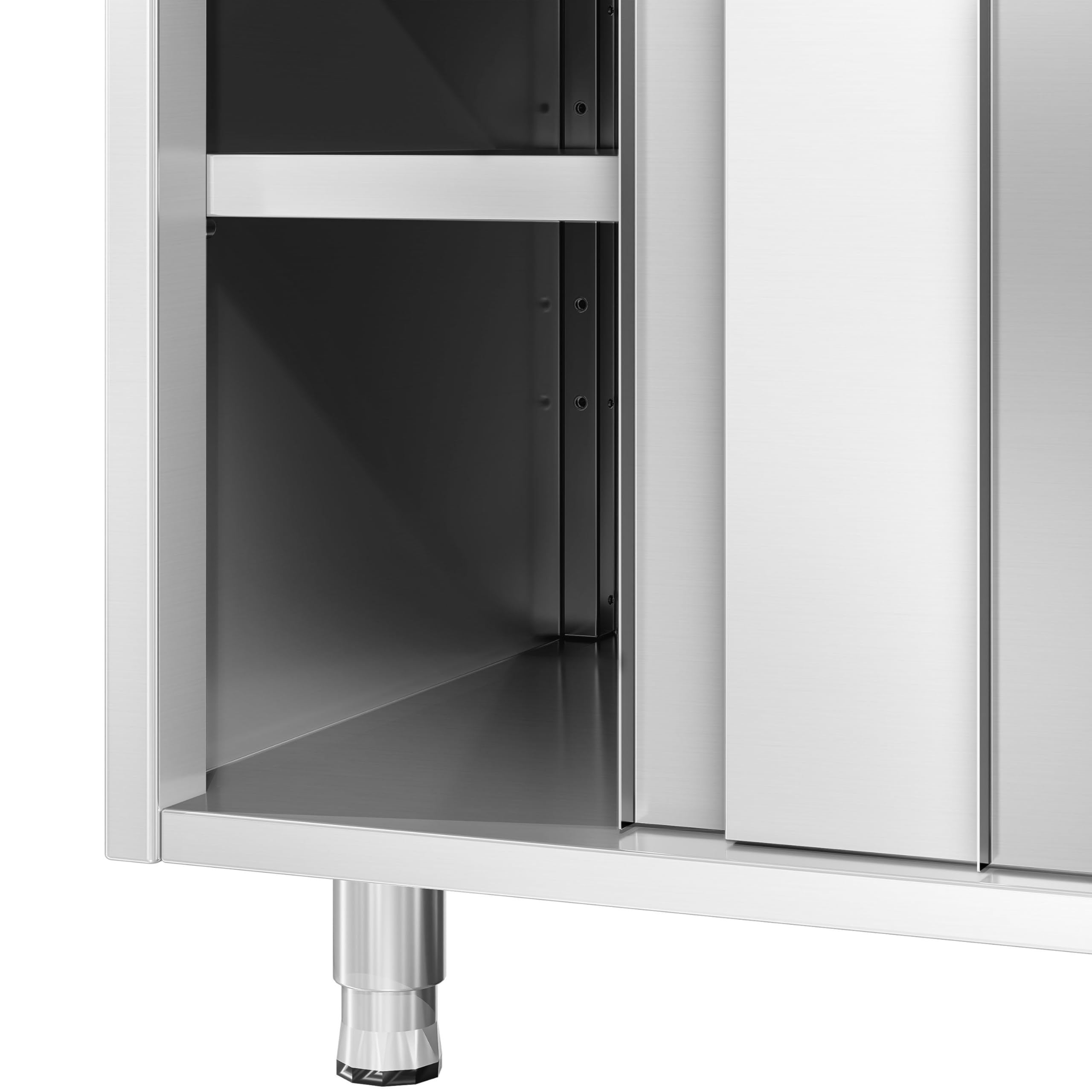 GGM Gastro | ASK147R3 | Edelstahl Arbeitsschrank PREMIUM - 1400x700mm - mit 3 Schubladen rechts