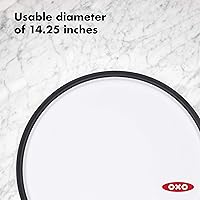 Vista 2 de Mesa giratoria Good Grips de OXO., Plástico, Blanco, 16 - pulgadas
