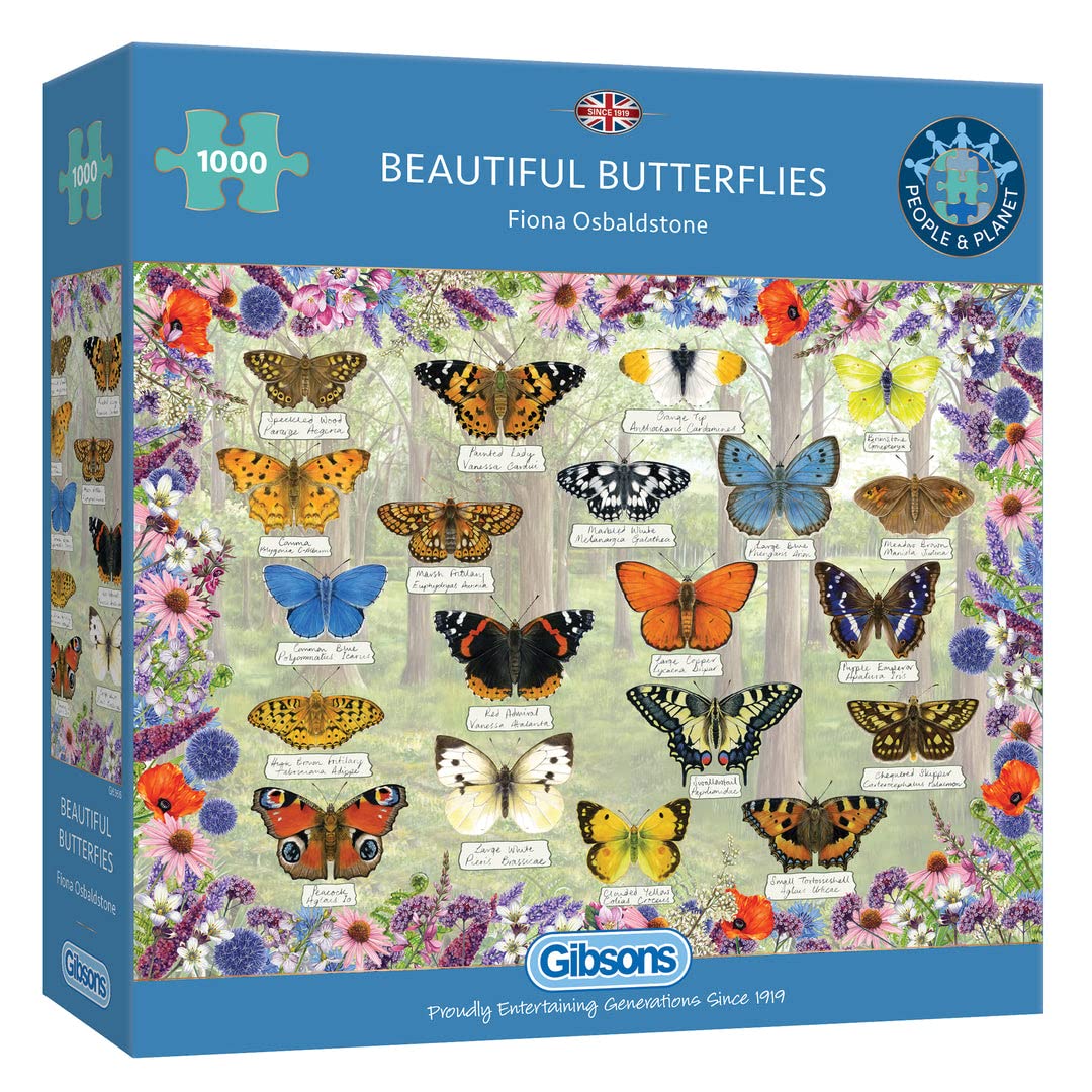 Gibsons Jungle Dream Puzzle - 1000 Piece Eco-Friendly Animal & Floral Jigsaw For Adults