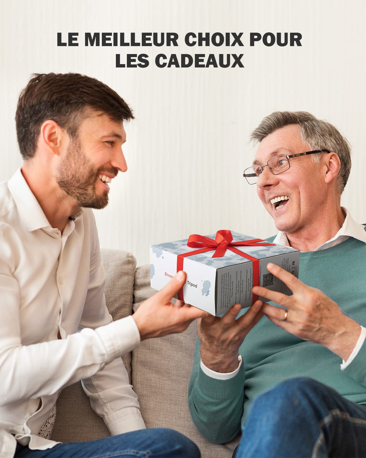 Usogood Jumelles compactes HD 10x42 prismes BAK4 FMC étanches observation oiseaux randonnée avec adaptateur téléphonique