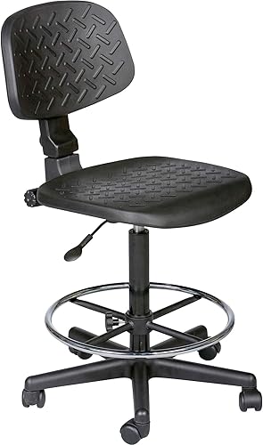 Miniatura 2 de Balt Trax Taburete ajustable, 18-12 pulgadas por 18-12 pulgadas por 37 a 47 pulgadas, negro