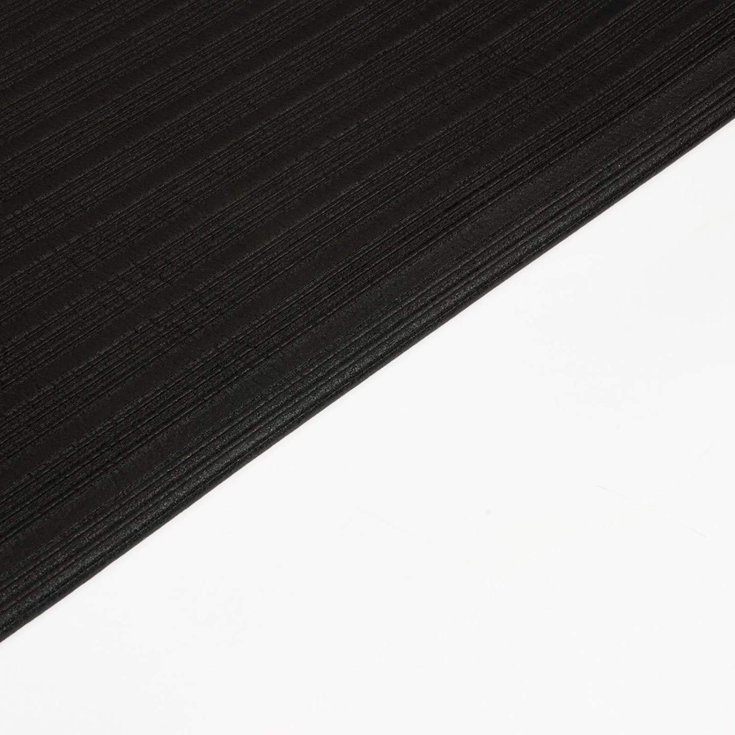 Floordirekt Tapis anti-fatigue Softer-Work-Mat - 90 x 150 cm - Noir - Tapis de travail ergonomique - Surface nervurée, antidérapante et amortissante
