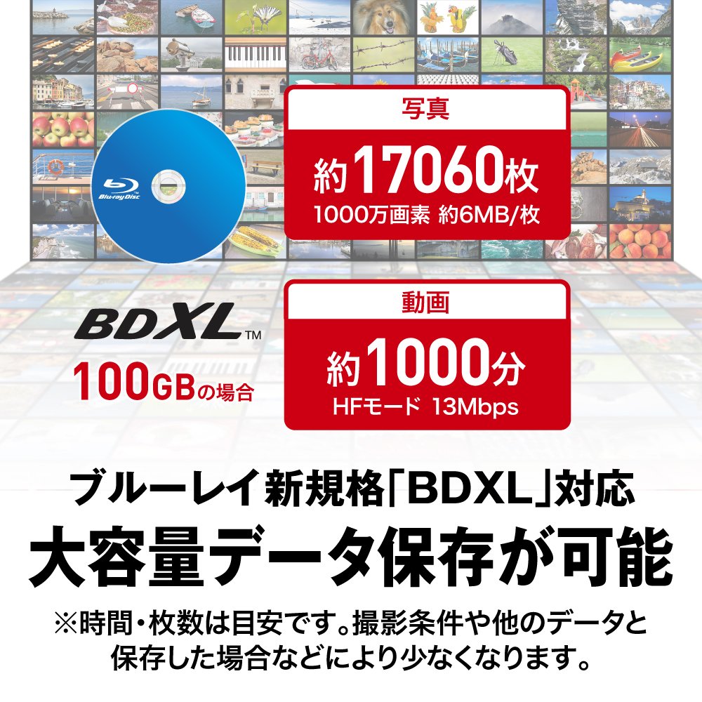 Amazon.co.jp: BUFFALO BDXL対応 USB2.0 ポータブルブルーレイドライブ