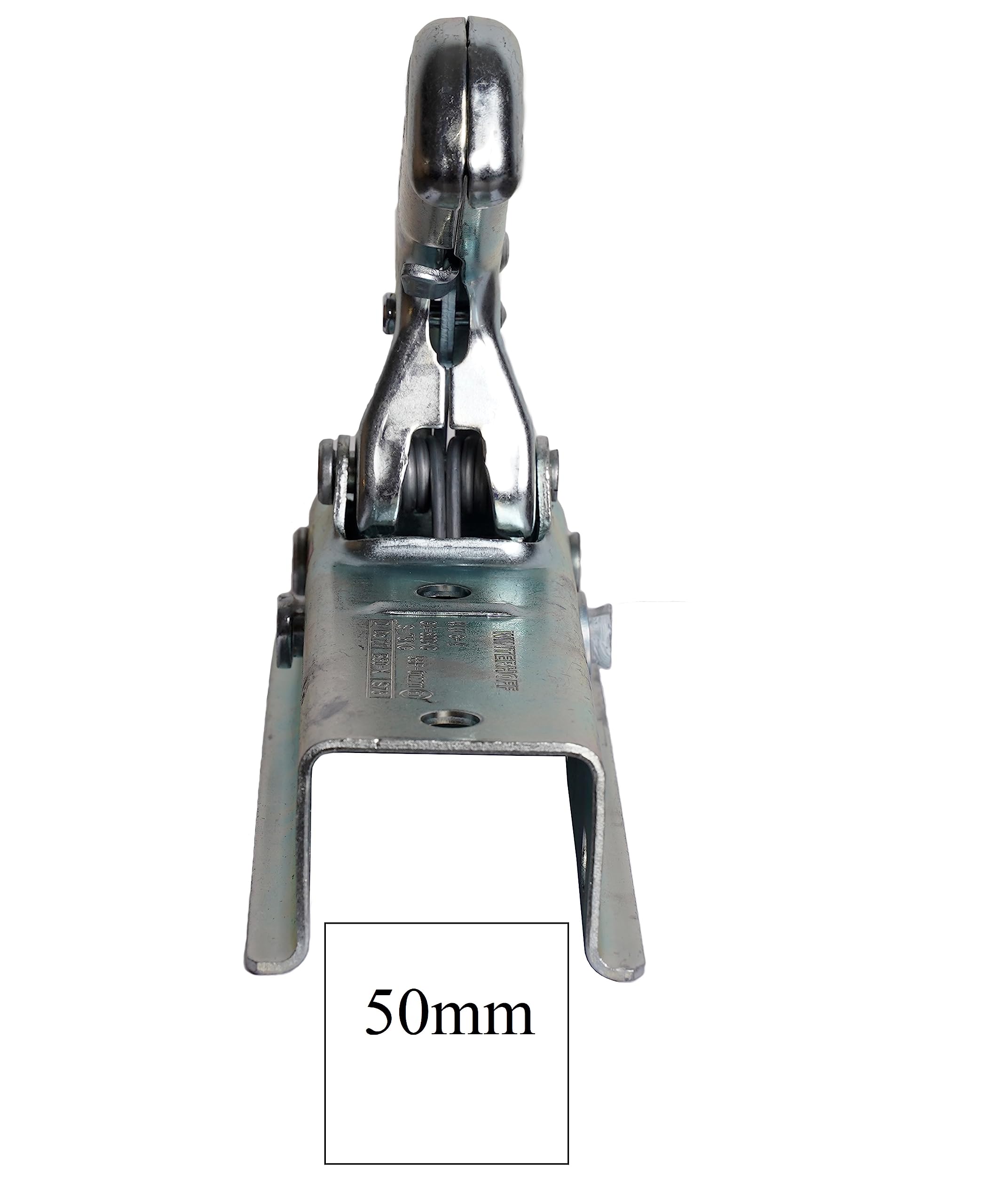 Testa di attacco rimorchio, alloggiamento compatibile con sfera di traino diametro 50 mm, fornito con viti (Timon quadrato 50 mm)
