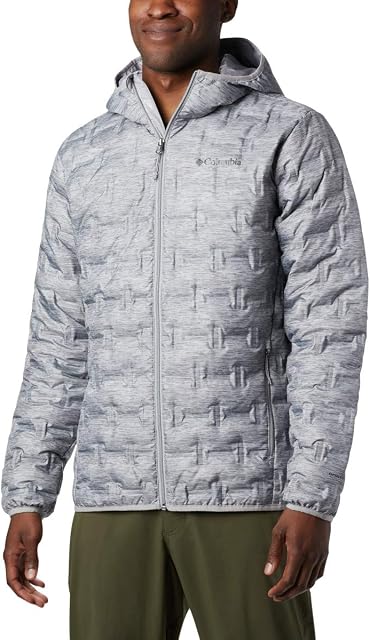 Columbia Jaqueta masculina com capuz Delta Ridge Down