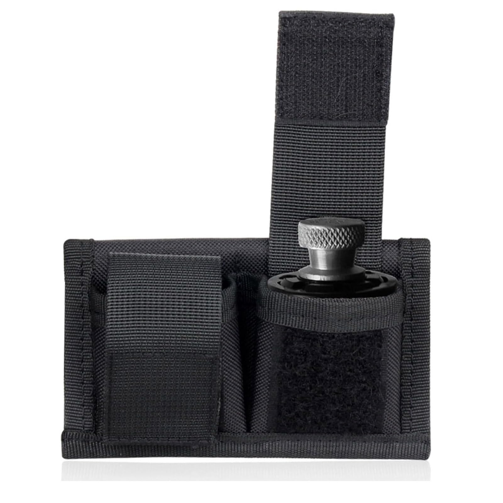 Speedloader Pouch,Speed Loader Pouches Nylon Special Speed Loader Holster Fit for .357 .44 Most from .38 to .45 Colt Double Speedloader Pouch Case (Black)