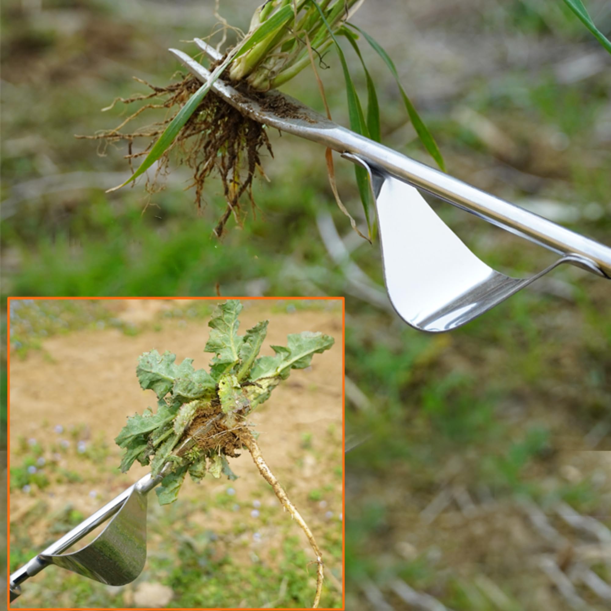 Set Sarchiatori In Acciaio Inox Con Guanti Artiglio - Per Diserbo E Giardinaggio - Foto 8