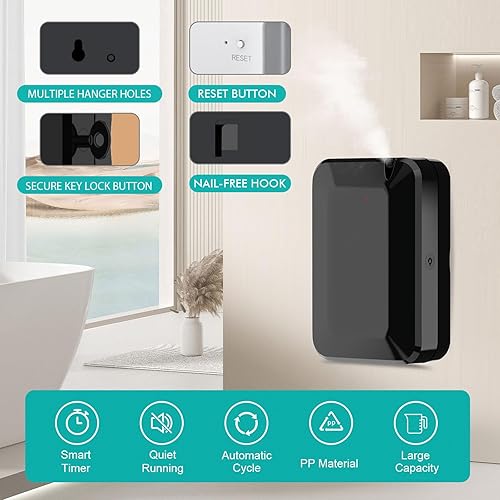 Miniatura 10 de ScentiPlus Máquina de aire inteligente de aroma para el hogar, difusor profesional sin agua HVAC de 16.9 fl oz con tecnología de difusión de aire